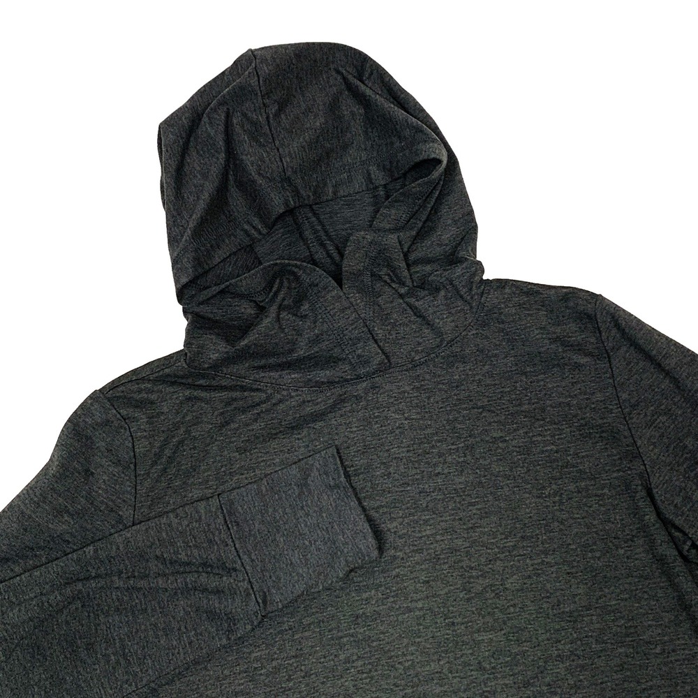 GapFit Breathe Hoodie Kids XL 12 Grey Pullover Thumb Holes Activewear